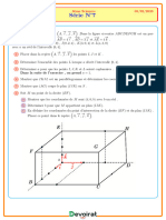 Série D'exercices Other - Math Espaces - 3ème Sciences Exp (2022-2023) MR Douma Ali