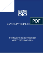 Normativa de Hemoterapia