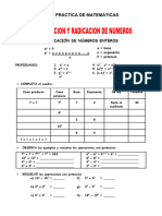 Practica de Matemáticas - 6to Primaria