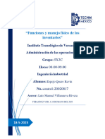 Funciones y Manejo Físico de Los Inventarios