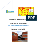 Tarea de Conversión