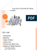 Labour Cost and Systems of Wage Payment