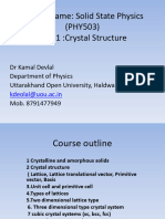 Solid State Physics by Dr. Kamal Devlal