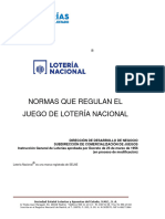 Normas de Loteria Nacional Febrero 2004