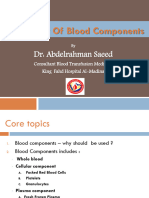 Overview of Blood Components