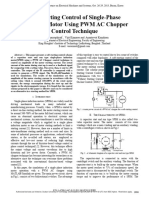 Soft Starting Control of Single-Phase Induction Motor Using PWM AC Chopper Control Technique