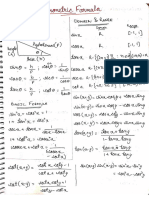 Math Notes - Trigo, Sets