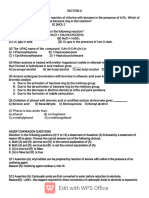 Chemistry Revision Question Paper 1