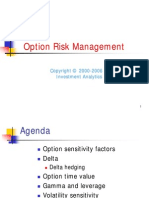 Option Risk Management