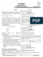 Álegebra Sem 07 - 2023 I