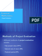 C6 Financial Mathematics