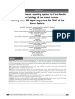 Use of IAC Yokohama Reporting System For Fine Needle Aspiration Cytology of The Breast Lesions