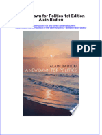 A New Dawn For Politics 1St Edition Alain Badiou Full Chapter PDF