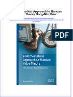 A Mathematical Approach To Marxian Value Theory Dong Min Rieu Full Chapter PDF