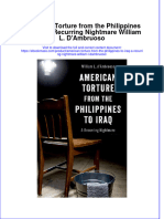 American Torture From The Philippines To Iraq A Recurring Nightmare William L Dambruoso Full Chapter PDF