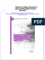 Art and Politics in Roger Scrutons Conservative Philosophy Ferenc Horcher Full Chapter PDF