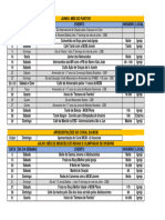 Calendario Junho e Julho