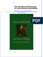 Full Download Isaac Newton and Natural Philosophy Renaissance Lives Niccolo Guicciardini Ebook Online Full Chapter PDF