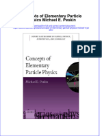 Concepts of Elementary Particle Physics Michael E Peskin Full Chapter PDF