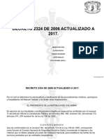 Presentación DECRETO 2324 DE 2006 ACTULAIZADO A 2017