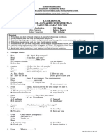 Soal PAS Bahasa Inggris Kelas 7 Semester 1 Kurikulum 2013 (MEDIAEDUKASI - MY.ID)