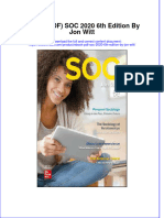 (Download PDF) Soc 2020 6Th Edition by Jon Witt Full Chapter PDF