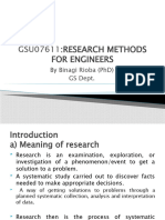 Research Methods 07611