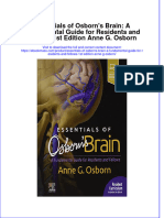 Essentials of Osborns Brain A Fundamental Guide For Residents and Fellows 1St Edition Anne G Osborn Full Chapter PDF