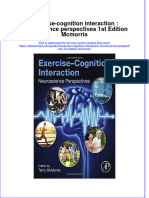 (Download PDF) Exercise Cognition Interaction Neuroscience Perspectives 1St Edition Mcmorris Full Chapter PDF