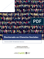 Cuadernillo Doctorado en Ciencias Sociales Modalidad Intensiva