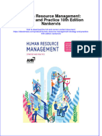 (Download PDF) Human Resource Management Strategy and Practice 10Th Edition Nankervis Full Chapter PDF