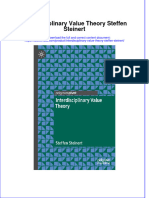 (Download PDF) Interdisciplinary Value Theory Steffen Steinert Full Chapter PDF