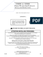 Goodman GMH8 GDH8 DualSaver Gas Furnace Installation Instructions