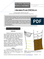 Transversus Abdominis Plane (Tap) Block