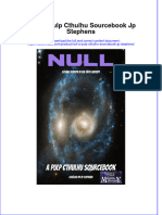 (Download PDF) Null A Pulp Cthulhu Sourcjp Stephens Full Chapter PDF