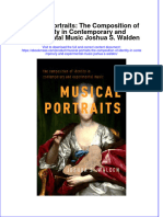 Musical Portraits The Composition of Identity in Contemporary and Experimental Music Joshua S Walden Full Chapter PDF