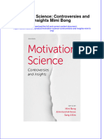 Motivation Science Controversies and Insights Mimi Bong Full Chapter PDF