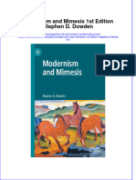 Modernism and Mimesis 1St Edition Stephen D Dowden Full Chapter PDF