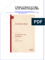 On Chinas Road in Search of A New Modernity 1St Ed Edition Honghua Men Full Chapter PDF