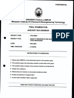 CFD 20002 - Quality Assurance and Quality Control in Food Industries