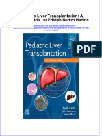 Pediatric Liver Transplantation A Clinical Guide 1St Edition Nedim Hadzic Full Chapter PDF