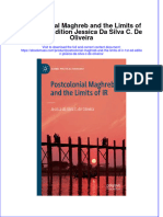 Postcolonial Maghreb and The Limits of Ir 1St Ed Edition Jessica Da Silva C de Oliveira Full Chapter PDF