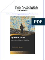 Quantum Fields From The Hubble To The Planck Scale 1St Edition Michael Kachelriess Full Chapter PDF