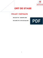 RAPPORT DE STAGE Fortigate