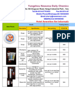 Hotel Amenities Set