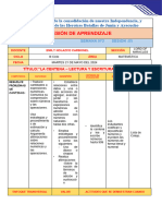 2 Sem - Sesiones 2° - Centena-Lectura - Escritura