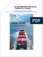 Cargo Work For Maritime Operations 9Th Edition D J House Full Chapter PDF