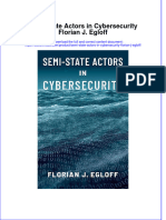 (Download PDF) Semi State Actors in Cybersecurity Florian J Egloff Full Chapter PDF