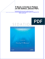 (Download PDF) Sedation E Book A Guide To Patient Management 5Th Edition PDF Full Chapter PDF