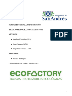 Monografia ECOFACTORY